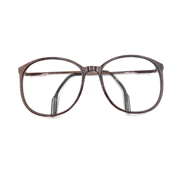 Tortoise Brown Oversized Round Eyeglasses Frames 140 Designer Fashion Women - Picture 12 of 12